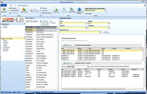 ArchiveHUB screenshot